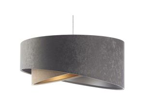 5902751346718 - Bps Koncept - 060-082 Hängeleuchte Galaxy Grau Beige Silber Gold 1 x E27 ø 50cm H105cm dimmbar