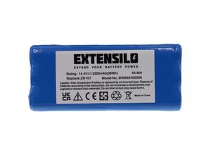 4065705559990 - Akku kompatibel mit Dirt Devil M606-1 M606-2 Libero M606 Fusion M611 Staubsauger Home Cleaner Heimroboter (2500mAh 144V NiMH) - Extensilo