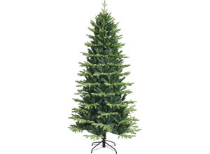 0661706152037 - Costway - 180cm Künstlicher Weihnachtsbaum Unbeleuchteter Tannenbaum Christbaum mit 1462 pe- & PVC-Zweigen & Metallstaender Kunstbaum für Innen