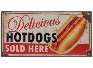 4250965941108 - Metallschild Delicious Hot Dogs