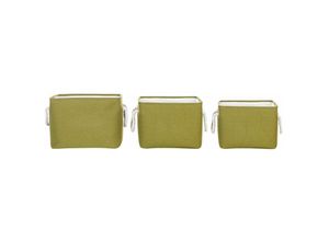 4255664813404 - Aufbewahrungskorb 3er Set Olivgrün Stoff Rechteckig Handgemacht mit Griffen aus Baumwolle Modern Accessoires Deko Bad Schlafzimmer Wohnzimmer - Weiß 4255664813404 - Aufbewahrungskorb 3er Set Olivgrün Stoff Rechteckig Handgemacht mit Griffen aus Baumwolle Modern Accessoires Deko Bad Schlafzimmer Wohnzimmer - Weiß