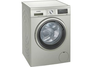 Image of IQ500, Waschmaschine, unterbaufähig - Frontlader, 9 kg, 1400 U/min., Silber-inox WU14UTS9 - Silber-inox - Siemens