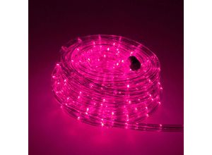 Image of Helles led Lichtband Lichterkette Lichterschlauch 36 led/m F3 für Wohnung Balkon Garten in vielen Farben, Pink 10m