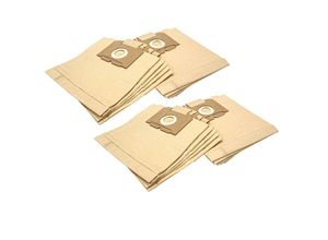 4065705665431 - 20x Staubsaugerbeutel kompatibel mit Electrolux Z 2302 Mondo Plus Z 2303 Mondo Plus Staubsauger - Papier 26cm x 22cm Sandfarben - Vhbw