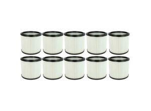 4062692525281 - vhbw 10x Faltenfilter kompatibel mit Rowenta Collecto RB 800 RB 839 RB 700 RB 720 RB 860 RB 850 Staubsauger - Filter Patronenfilter weiß