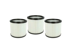 4062692524055 - 3x Rund-Filter kompatibel mit Rowenta Allround NT RU-301 RU-100 RU-101 RU-105 Zentralfilter Mehrzwecksauger - Vhbw