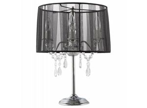 3665884029010 - - Deko-Tisch- oder Nachttischlampe costes kokoon - schwarz - Noir