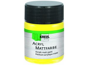 4000798755034 - Acryl Mattfarbe gelb 50 ml Künstlerfarben - Kreul 4000798755034 - Acryl Mattfarbe gelb 50 ml Künstlerfarben - Kreul