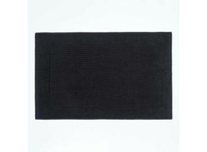 5055967435322 - Imperial Badematte 100% Baumwolle schwarz - Schwarz - Homescapes