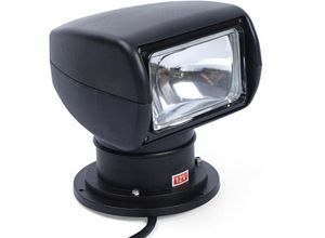 Image of DC12V 360°Boot Scheinwerfer mit Fernbedienung Suchscheinwerfer Für Boot Auto 100W Beleuchtung Spotlight schwarz