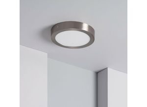 8445044016839 - Ledkia - LED-Deckenleuchte 18W Rund Metall Ø225 mm Silber Neutrales Weiß 4000K - 4500K 120º