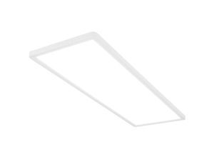 4002707422259 - Leuchten – Deckenlampe led led Panel Ultra Flach Backlighteffekt neutralweißes Licht 3000 Lumen Weiß 580x200x30mm (LxBxH) - Briloner