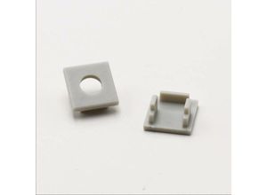 8435427114276 - Barcelona Led - Abdeckung für Aluminiumprofil Gips Pladur 13x14mm Endkappe mit Loch 8435427114276 - Barcelona Led - Abdeckung für Aluminiumprofil Gips Pladur 13x14mm Endkappe mit Loch