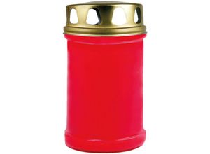 4059222252113 - Hs Candle - Grabkerze in Rot ca 48h Brenndauer - Rot