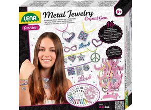 4006942848508 - Metal Jewelry Crystal Gem inkl Schmuckbaum Bastelset Metallketten & Armbänder Kinder