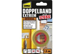 4026700468205 - Klebeband extrem doppelseitig 46820 19mm x 15m weiß PP 150 Zentim