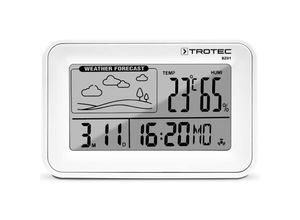 4052138108161 - Digital-Wecker mit Wetterstation BZ01 -10 °c bis +50 °c - Trotec