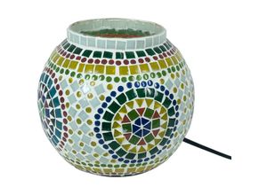 8433933228333 - Signes Grimalt - Möbel Desktop -Lampe Runde Lampengrün -Lampen 19x19x18cm 22833 - Verde