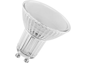 4058075466579 - Led base PAR16 50 Reflektor LED-Lampen aus Glas für GU10 Sockel Warmweiß (2700K) Ersatz für herkömmliche 50W-Spotlampen 5er-Box - Klar - Osram