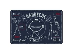 Image of D-c-table® Tischset Rio Barbecue 44 x 29 cm, schiefer Tischset