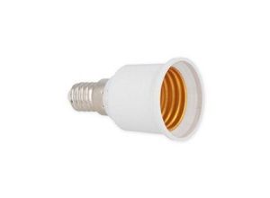 4251810820524 - Cofi1453® E14 auf E27 Sockel Fassung Adapter led Lampensockel Lampenfassung Erweiterung 230V für led Leuchtmittel Glühirnen Halogen Lampen Licht E14