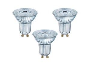 4052899388154 - Set 3 led PAR16 GU10 Glühbirnen mit Reflektor 2700K Warmweiß - Osram