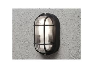 4262382960327 - Meinewunschleuchte - led Kellerleuchte für Wand-& Deckenmontage Schwarz Höhe 20cm