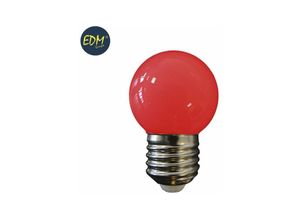 Image of LED-Lampe kugelförmig matt E27 1,5W 80 Lumen rot EDM 35445