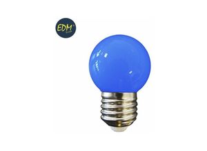 Image of LED-Lampe kugelförmig matt E27 1,5W 80 Lumen blau EDM 35444