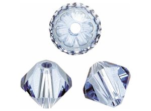 7610877303611 - Glorex Gmbh - Glorex Swarovski Perlen 4 mm 25 Stück hellsafir Schmuckbasteln