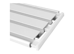 4059222179601 - Bestlivings - Endkappen ( 2 Stück ) für Vorhangschiene Aluminium - Weiß 3 4-Lauf - Weiß