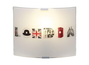 Image of Design Wandleuchte London aus Glas, Wandlampe, Leuchte - Brilliant
