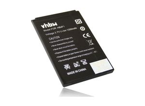 4251156557320 - vhbw Li-Ion Akku 1200mAh (37V) kompatibel mit Smartphone Telefon Handy T-Mobile E582 Pulse Walk Box Mobile Wlan Ersatz für LB1500-03