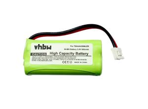 4250667338398 - vhbw Ni-MH Akku 800mAh (24V) kompatibel mit schnurlos Festnetz Telefon DeTeWe BeeTel 2000 BeeTel 2000C BeeTel 900C Ersatz für BATT-6010 BT184342