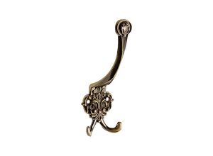 4251224327732 - Ms Beschläge - Klassischer Garderobenhaken Kleiderhaken Messing Antik Wandhaken Huthaken Zamak 4251224327732 - Ms Beschläge - Klassischer Garderobenhaken Kleiderhaken Messing Antik Wandhaken Huthaken Zamak