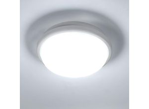 Image of LED-Deckenlampe, 15W 1490lm Hocheffiziente wasserdichte IP54 Beleuchtung für Badezimmer, Balkon - Durchmesser 16.4cm - Comely
