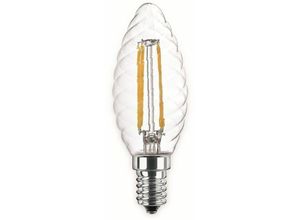 Image of LED-Lampe 49086 Kerze Filament, E14, eek: f, 4,5 w, 470 lm, 2700 k, gedreht - Blulaxa