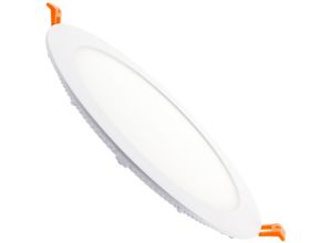 8445044012671 - Ledkia - LED-Deckeneinbauleuchte 18W Rund SuperSlim Schnitt ø 195 mm Neutrales Weiß 4000K - 4500K 120º