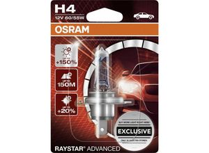 4052899613959 - Gll H4 Raystar Advanced +150% 12V 60 55W Autolampen - Osram