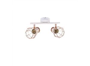 8435427118427 - Barcelona Led - Käfig-Wandleuchte AZOR-2 E14 Farbe Gold­far­ben - Gold­far­ben