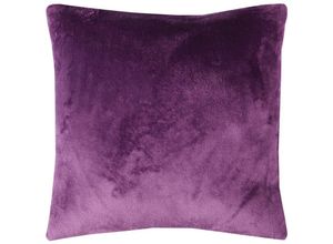 4059222177249 - Bestlivings - Kissenhülle Kuschel Celina in der Größe 45 x 45cm - Violett - Kissenbezug mit Reißverschluss - Violett