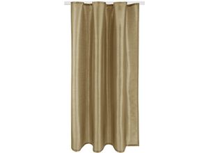 4059222257620 - Bestlivings - Gardine Blickdicht mit Kräuselband ( Taupe dunkel ) in 140x175cm ( Breite x Höhe ) - Dunkeltaupe