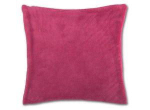 4251028133942 - Bestlivings - Deko-Kissen ca 40x40cm mit abnehmbaren flauschigen Bezug in vielen Farben ( Auswahl Pink ) - Pink