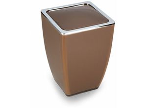 4333692059510 - Trendline - Kosmetikeimer Cube 5l cappuccino Mülleimer Schwingdeckeleimer Badeimer