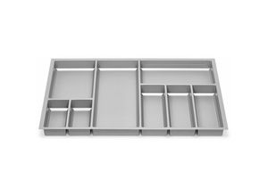 4250496633237 - So-tech - orga-box® vi Besteckeinsatz Besteckkasten 800 mm für Nobilia ab 2013 Pronorm und Brigitte Küchen - Light grey