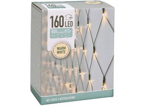 4260461471191 - Spetebo - led Lichternetz mit 160 LEDs - warmweiß - für Innen und Außen - 200 x 100 cm