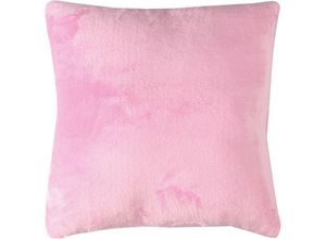 4059222266080 - Bestlivings - Kissenhülle Kuschel Celina in der Größe 50 x 50cm - Rosa - Kissenbezug mit Reißverschluss - Rosa