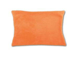 4059222012939 - Bestlivings - Kissenhülle Kuschel 40x60cm Kissenbezug Dekokissen Auswahl orange - apricot mit Füllung - Orange