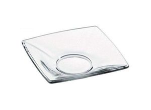 8693357074668 - - Pasabahçe 6-Teilig Square Teeglas UnterSetzer Çay Tabagi Untersetzer für türkische Teegläser