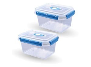 4059222065270 - Bestlivings - Frischhaltedosen für Lebensmittel ( 15 l ) - 2er Pack Blau - Vorratsdose luftdicht Aufbewahrungsbox Meal Prep Box Lunchbox bpa Frei